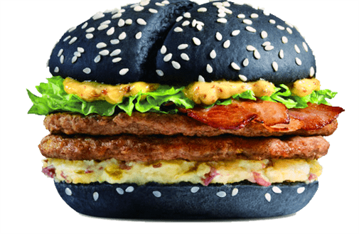 Бургер с чернилами